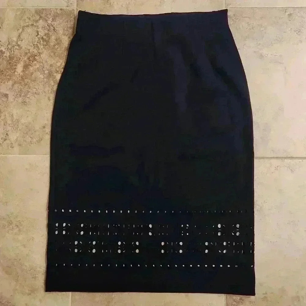 Amanda and Chelsea Skirt with Eyelet Cutouts